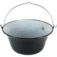 Grillplanet Holzkohlegrill Outdoor Gulaschkessel Gulaschtopf 15 Liter Inhalt, Set-Nein