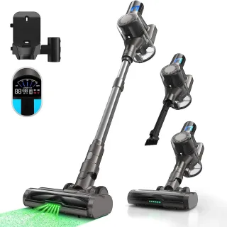 [EU Direct] MOOSOO TD1-Mate Cordless Vacuum Cleaner, 420W/2200mah*7/65db, Powerful Suction Stick Vacuum with LED Display