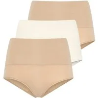 Jockey Slip Tummy Smoothing (3er Pack) mit Shapingeffekt, No-Roll-Bund, elastisch