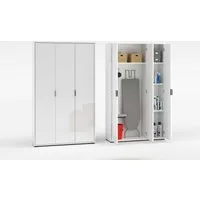 Home affaire Mehrzweckschrank JOLLY, Stauraumschrank, Breite 107 cm, Höhe 178 cm (1-St) 3 Türen,3 kleine,1 großer Einlegeboden- Schrank hochglanz lackiert