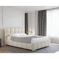 Homesy Polsterbett BLISS Luxus-Bett mit Lattenrost Wahl federkernmatraze, kokosmatratze, (Stabile Rahmenkonstruktion Metallrahmen), Ein Luxusbett in jeder Größe 140x200cm 160x200 cm 180x200cm