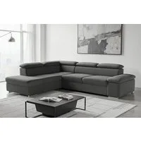 sit&more Ecksofa Valantine L-Form, B: 272 cm, mit Arm- & Kopfteilverstellung, optional mit Bettfunktion
