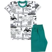TupTam Schlafanzug Kinder Jungen Pyjama Schlafanzug Set Kurzarm 2-teilig Sommer