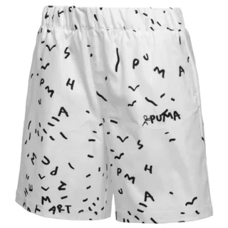 Puma x Shantell Martin Damen Weiße Shorts