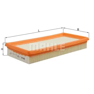 Mahle Luftfilter Audi Chrysler Dodge VW