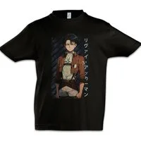 Urban Backwoods Print-Shirt Levi Ackerman Kinder T-Shirt Attack Shingeki No Kyojin AOT On Titan (1-tlg) Levi Yeager Annie Leonhart
