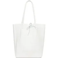 Caspar Schultertasche - Großer Damen Leder Shopper Tasche - CLASSIC LINE - Modell No.780, elegant, robust & unempfindlich - 100% Echtleder - Handmade in Italy