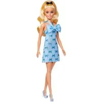 Barbie Anziehpuppe Fashionista Puppe mit blauer Schleife