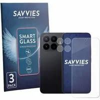 Savvies Displayschutzglas Schutzglas Panzer für Xiaomi 17T Pro (Display+Kamera), 3 Stück, Schutzfolie Display Schutz Glas Folie klar