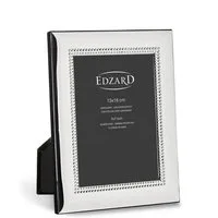 EDZARD Bilderrahmen Turin, edel versilbert und anlaufgeschützt, für 13x18 cm Fotos