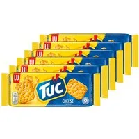 Tuc Knabberei, Tuc Cracker Cheese Snack Salzgebäck mit Käse Geschmack 100g 6er Pack