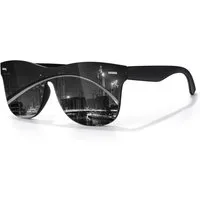 LuxusKollektion Sonnenbrille Sonnenbrille Polarisiert UV400 Verspiegelt Schwarz Rahmen Grau Linse