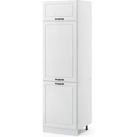 Vicco Kühlumbauschrank R-Line, Weiß Landhaus/Weiß, 60 cm (1-St)
