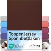 etérea Himmlische Qualität Spannbettlaken etérea Comfort Jersey Topper Spannbettlaken, Jersey, Gummizug: rundum, (1 Stück)