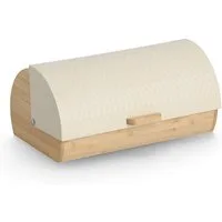 Zeller Present Brotkasten zeller Brotkasten KOPENHAGEN LBH 36x21x17 cm beige Brotkorb Brotbox