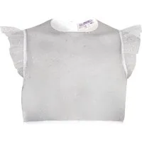 MarJo Dirndlbluse Dirndlbluse Mitterbach lichtgrau
