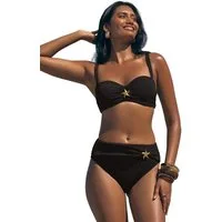 Love & Roses Bikini-Hose Love & Roses bauchformende Hochbund-Bikinihose (1-St)