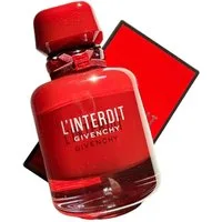 GIVENCHY Eau de Parfum L'Interdit Rouge Ultime EDP Damen Spray, Würzig-blumiger Duft mit Patchouli, Orangenblüte und Kakao