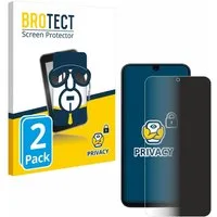 BROTECT Displayschutzfolie Sichtschutzfolie für Samsung Galaxy A17 4G, 2 Stück, Anti-Spy Privacy Sichtschutz Blickschutzfolie Blaulicht-Schutz