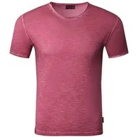 Reslad T-Shirt Reslad T-Shirt Herren Rundhals verwaschen Vintage Optik Shirt Männer (1-tlg) Rundhalsausschnitt Vintage Style Männer Shirt