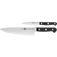 Zwilling Messer-Set Gourmet (Set, 2-tlg., 1 Spick & Garniermesser 10 cm, 1 Kochmesser 20 cm), Made in Germany, FRIODUR eisgehärtete Klingen, Sonderschmelze