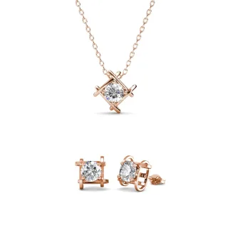 Roxy Sets - Roségold und Kristall
