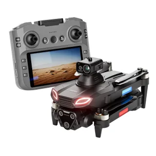4DRC M7 GPS 5G WiFi FPV with Touchable LCD Screen Controller 720P HD Dual Camera Servo Gimbal 360° Obstacle Avoidance Br