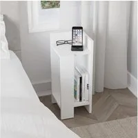 Decortie Nachttisch Elos (pack, 1 Nachttisch), Modern Nachttisch Rechtes Modul, 27 x 25 x 60 cm