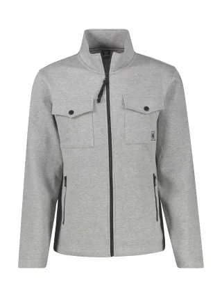 LERROS - JACKE FULLZIP PLATINUM GREY MELANGE - Gr. - M