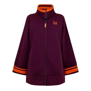 Puma - "Winetas" Kapuzenpullover für Damen, Durchgehender Reißverschluss (Violett)