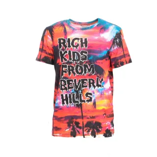 RILLS Damen Kurzarm-T-Shirt mit Rundhalsausschnitt 17F1TS78