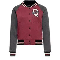 QueenKerosin Collegejacke Speed Queens (1-St) mit Rückenstickerei