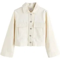 Next Hemdjacke Jacke mit 2 Taschen aus Baumwolle (1-St)