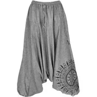 Guru-Shop Relaxhose Haremshose Pluderhose,Pumphose mit Mandala,.. Ethno Style, alternative Bekleidung