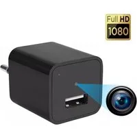 SpionProfi Überwachungskamera Mini Kamera Video Ton Überwachungskamera mit Bewegungsmelder Haus Cam (Innenbereich, Universal Usb Ladegerät versteckte Kamera Spycam Spion Haus Mini Cam)