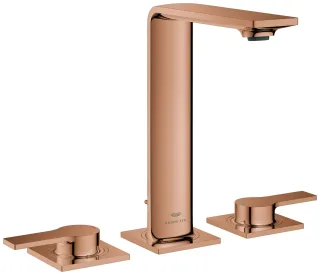 GROHE 3-Loch Waschtischarmatur Allure 20188_1 mit Hebelgriffen warm sunset, 20188DA1 20188DA1