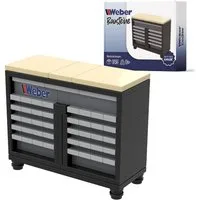 Weber GmbH Bausteine Werkstattwagen Werkstatt Garage ab 6 Spielbausteine, (Packung, 143 St), Bausatz für Technikfans