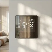 GARRYFIZH Raumthermostat Raumthermostat Raumtemperaturregler Raumthermostat Digital, Programmierbar Funktionen LCD-Display