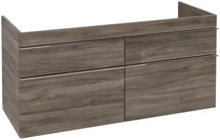 Villeroy & Boch Venticello Waschbeckenunterschrank, 4 Auszüge, 1253 x 590 x 477 mm, Stone Oak / Ston A93001RK