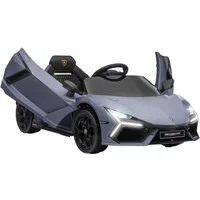 AIYAPLAY Elektro-Kinderauto Kinder-Elektroauto mit Schmetterlingstüren, Belastbarkeit 25 kg, (1-tlg), bis 5 km,h, für Kinder 3-5 Jahre, Grau