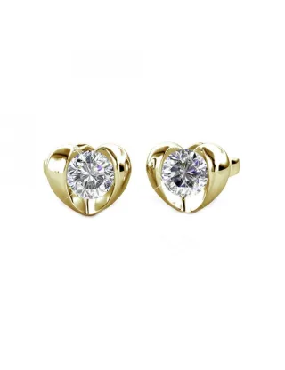 Simply Love Ohrringe - Gold und Kristall