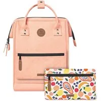 CABAIA Rucksack Vegan Nubuck Backpack (Set, 3-tlg)