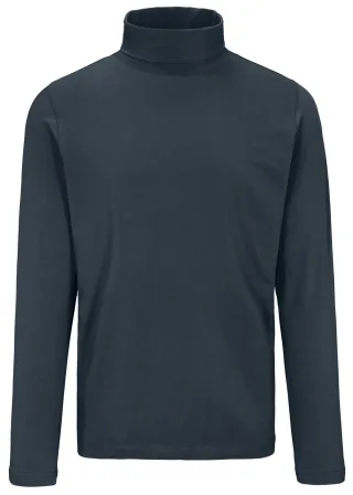 COMMANDER Finest Clothing - Rollkragen-Shirt, 1/1 Arm dark navy - Gr. - XL
