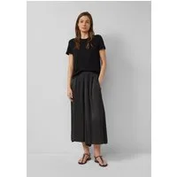 s.Oliver Culotte Hose Extra-Wide-Leg-Culotte aus crinkled Satin