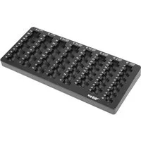 HMF Geldkassette Euro-Münzzählbrett 2701, abgeschrägt, 34 x 15 x 3 cm, schwarz