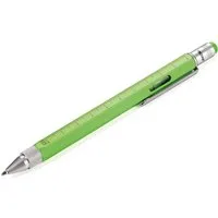 TROIKA Kugelschreiber CONSTRUCTION – 6-in-1 mit Wasserwaage, Schraubendreher & Lineal, (1-tlg., in verschiedenen Farben, schwarze Mine), Multifunktionsstift mit Stylus, Geschenk für Männer & Heimwerker