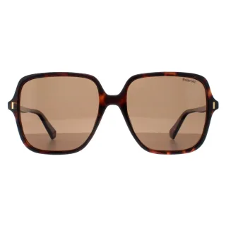 Polaroid Square Damen Havanna Bronze Polarisiert PLD 6219/S