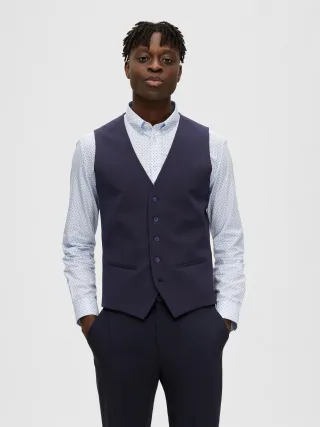 SELECTED MEN - SLMSLIM-LIAM WCT FLEX NOOS Navy Blazer - Gr. - 50
