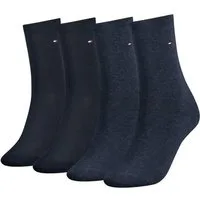 Tommy Hilfiger Socken TH WOMEN 4P SOCK ECOM (4-Paar) mit Logostickerei