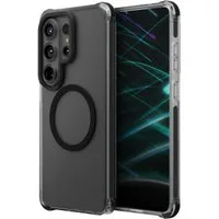 UNIQ Handyhülle Combat für Samsung Galaxy S26 Ultra mit Magclick Schwarz Schutzhülle 6,9 Zoll, ShockSorb-Technologie fängt Aufprallkräfte besonders effizient ab